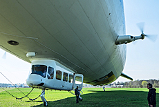 Zeppelin landing approach on Airbase Schleissheim