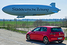 Zeppelin Landing approach at Airbase Schleissheim