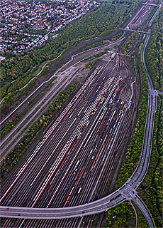 Gterzug Rangierbahnhof Mnchen