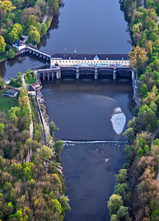 Isarwehr Oberfhring im Englischen Garten