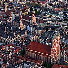 Marienplatz, Frauenkirche, Viktualienmarkt