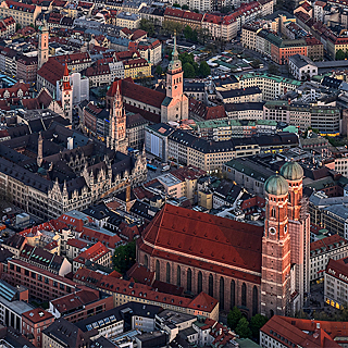 Marienplatz, Frauenkirche, Viktualienmarkt