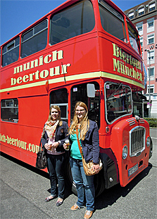 Double-decker bus Munich Beer Tour