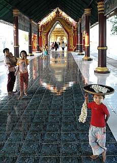 Entrance to a Pagoda on Mandalay Hill