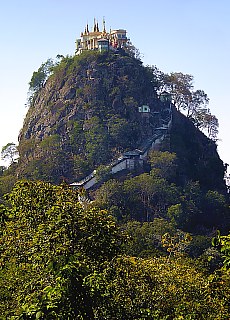 Mount Popa the Ghost mountain