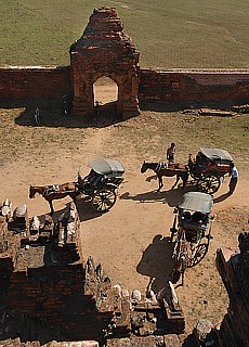 Pagoda landscape Bagan