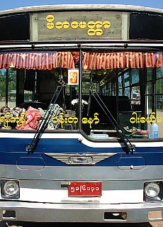 Burmese urban bus