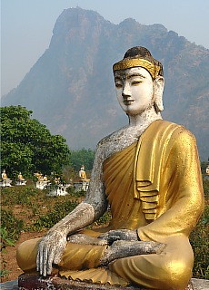 Pilgrim Mount Zwekabin near Hpa-an