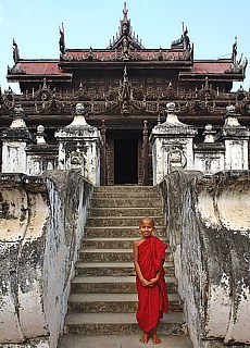 Shwenandaw Kyaung der Teakholzpalast von Knig Mindon