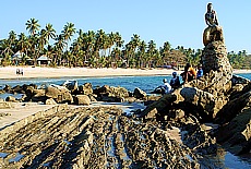 Mermaid on Ngapali Palmbeach
