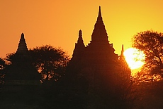 Sunset in Bagan