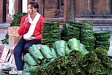 Tradeswoman in Bhaktapur