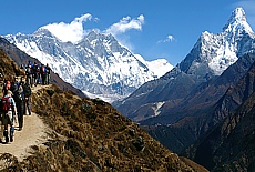 Panorama trail to Everest View Hotel