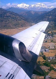 Landing in Pokhara