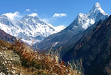Mount Everest, Lothse and Ama Dablam