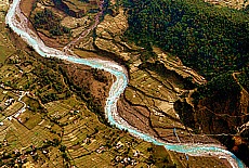 River landscape near Pokhara