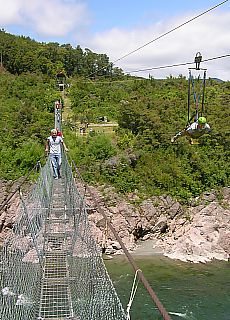 Swingbridge with Batman