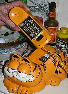 Garfield Telephon in Cosy cat Bed and Breakfast
