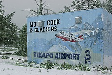 Mount Cook Rundflug bei Sauwetter