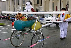 Christmas parade in Oamaru