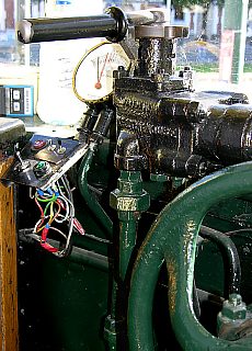 Fahrtregler der nostalgic tramway in Christchurch