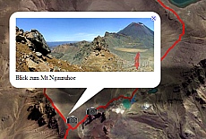 GPS-Track hiking Tongariro Crossing (20 km)