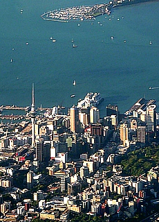 Downtown mit Sky Tower in Auckland