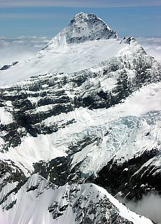 Ice covered Mount Aspiring
