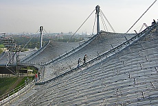 On top of the Olympia tentroof