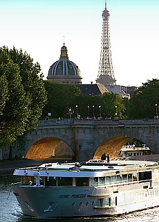 Under the Seine bridges