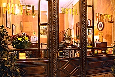 Eingang vom Hotel Chopin in der Passage Jouffroy