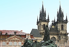 City of Prague in Winter