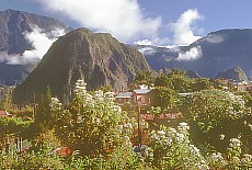 Mountain village Hell-Bourg in Cirque de Salazie