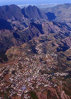 View to Hell-Bourg in Cirque Salazie