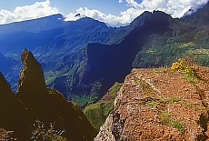 View from Piton Maido into Cirque de Mafate