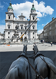 Kutschfahrt zum Salzburger Dom