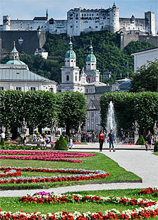 Schlosspark Mirabell in Salzburg