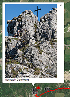 GPS Track Nockstein Wanderung