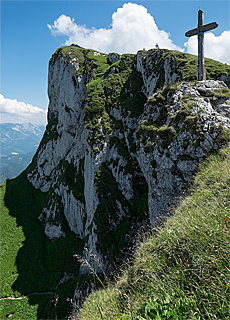 Schafberg Gipfelkreuz und Himmelspforte