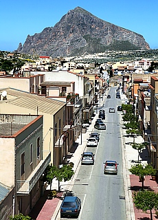 Lookout from Custonaci to Monte Cofano