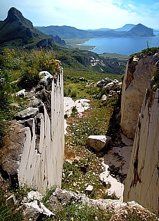 Marble quarry on Monte Monaco