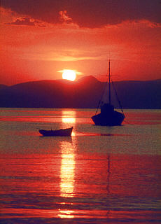 Greek fisherboats on Pelepones