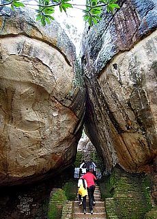 Entrance to Sigiriya Lion Rock