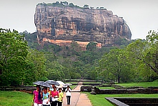 On the way to Sigiriya Lion Rock