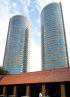Twintowers in the Downtown of Colombo