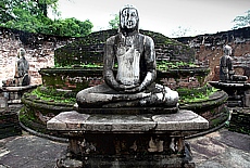 Ancient ruins in Polonnaruwa
