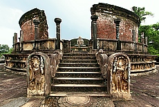 Ancient ruins in Polonnaruwa