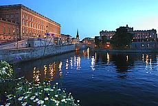 Royal court in Stockholm Skeppsholmen