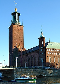 Townhall in Swedish capital city Stockholm