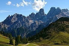 Blick zur Hohen Gaisl von der Pltzwiese